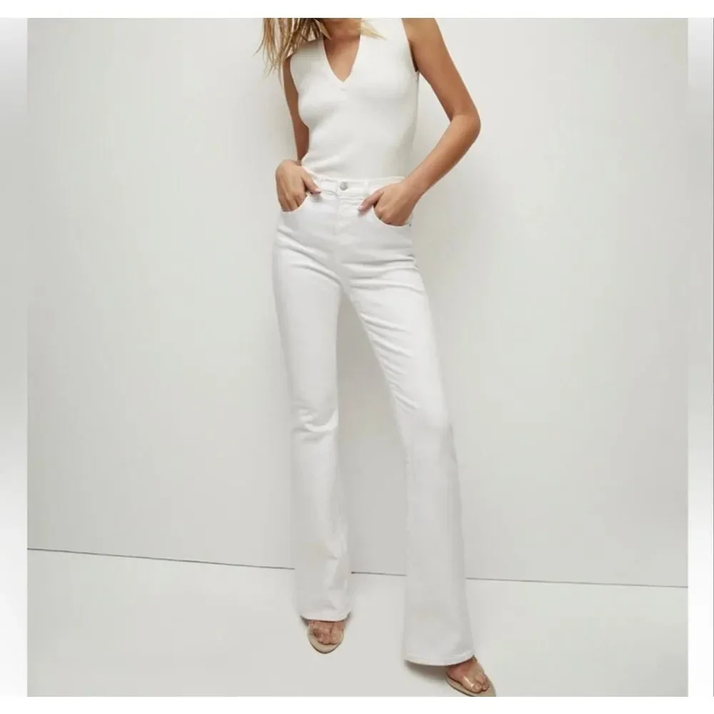 Veronica Beard Beverly High-Rise Skinny Flare Jeans Size 30 $298 NWT - Picture 5 of 9